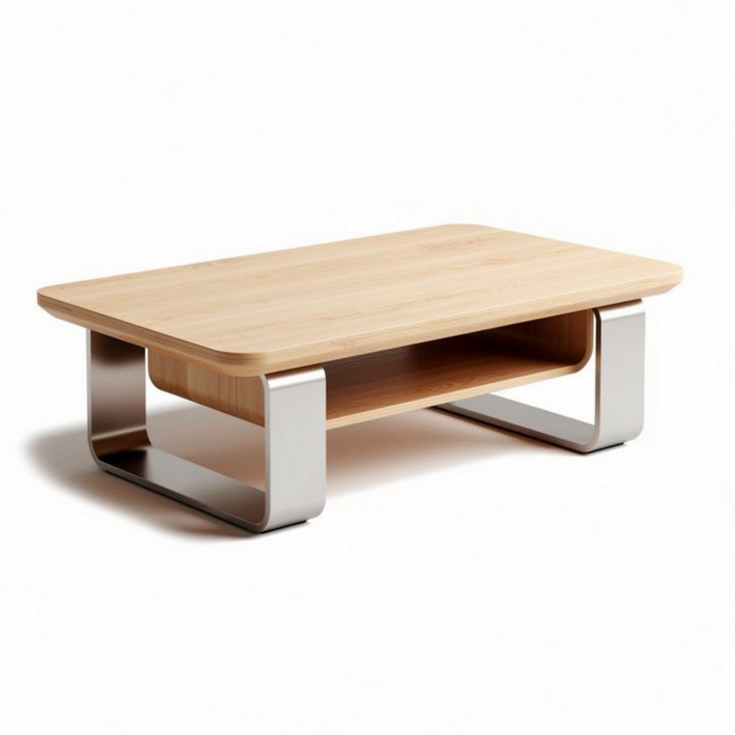 Marmeren salontafel met open opbergruimte 100 x 60 x 35cm