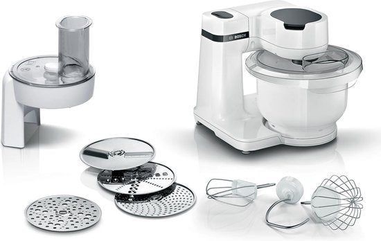 Bosch MUM Serie 2, 700 Watt Foodprocessor 700 W Wit