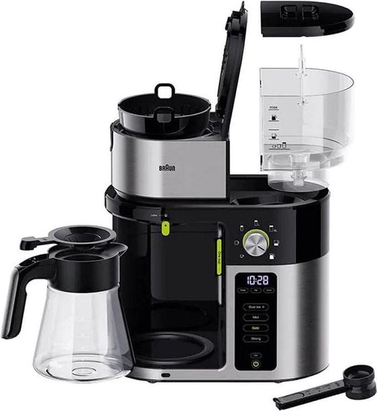 Braun KF9050BK MultiServe Koffiezetapparaat Zwart/RVS