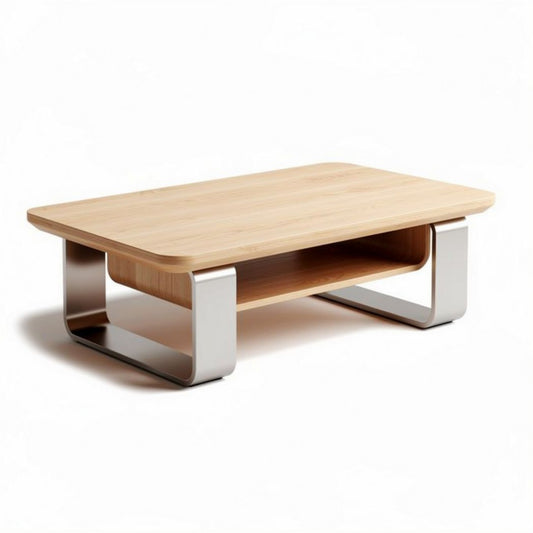 Marmeren salontafel met open opbergruimte 100 x 60 x 35cm