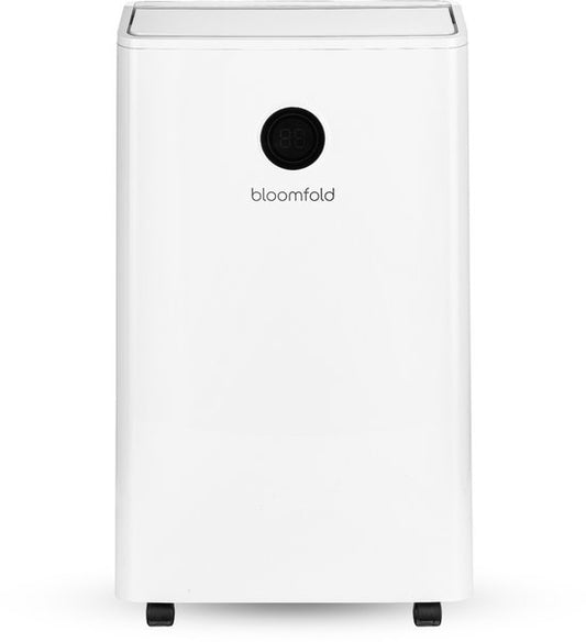 Bloomfold Luchtontvochtiger en Luchtreiniger - 25L per Dag - Incl. Was-droog Functie - Geschikt voor Woonkamer, Slaapkamer, Kelder  Badkamer(Wit DryPure/25 l)