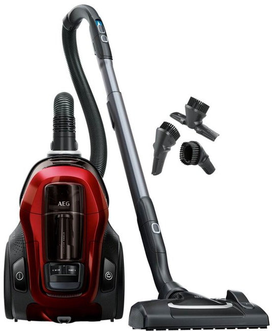 AEG LX9-3-CR - LX9 - Stofzuiger zonder zak- PrecisionFlow zuigmond - 3in1 zuigmond - 72 dB(Chili Red)
