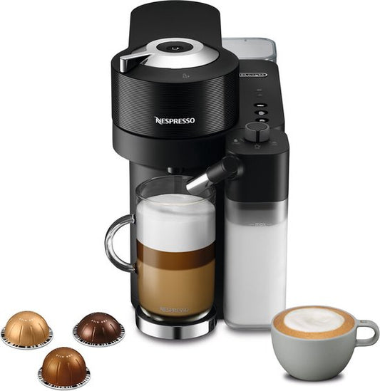 De'Longhi Nespresso Vertuo Lattissima ENV300.B - Koffiecupmachine - Zwart(Zwart/Wit)