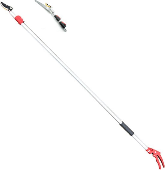 Recalma Telescopische Takkenschaar en Takkenzaag – Snoeischaar en Rozenschaar – 130 tot 220 cm – Boomzaag – Lichtgewicht Tuingereedschap(16 mm)