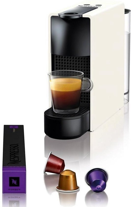 Krups Nespresso Essenza Mini XN1101 - Koffiecupmachine - Wit(Wit/Geen melkopschuimer)