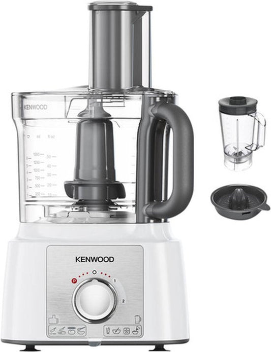Kenwood Multipro Express FDP65.450WH - Foodprocessors - Wit - 1000 Watt - 3 Liter mengkom