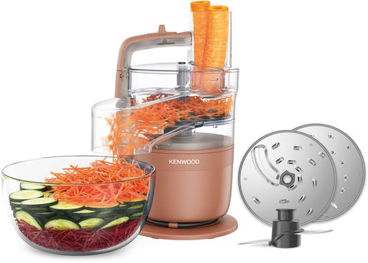 Kenwood MultiPro Go FDP23.140RD - Foodprocessor - Red Clay - Express Serve - Go collectie(Red Clay)