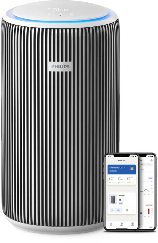 Philips PureProtect 3200 serie - AC3220/10 - Slimme Luchtzuiveraar(Zilver， Wit)