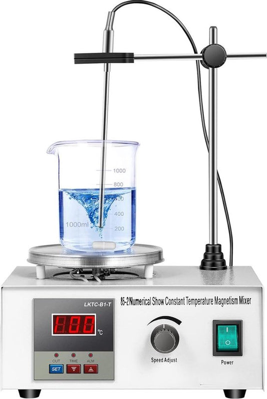 Happyment Magneetroerder met verwarmingsplaat - Magneetroerder - Magnetische Agitador