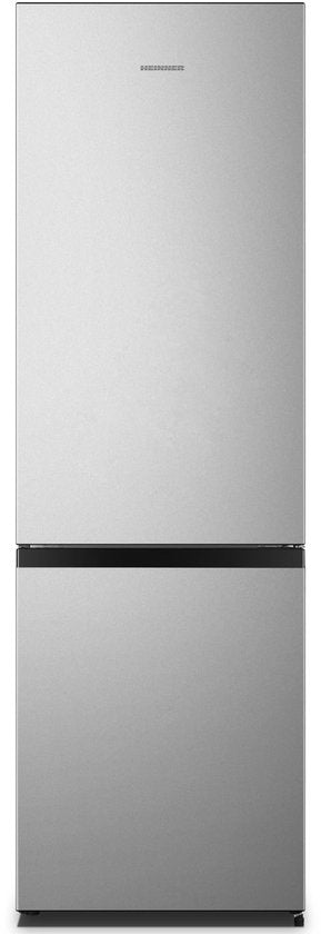 Heinner HC-HS269SE++ Koel-vriescombinatie 269 L – Mechanische Bediening – LED-verlichting – Omkeerbare Deur – Zilver – 5 Jaar Garantie(Zilver)