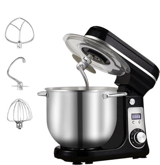 Merkloos / Sans marque HHHK - Keukenvoedselmixer - Keukenmachine - Mixer met Kom - Mixer - 6L Mengkom - Mixer met Mengkom - 1200W -